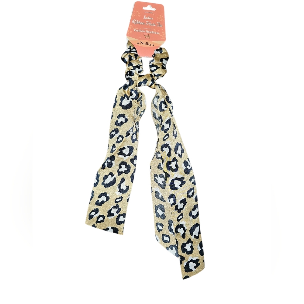 Cheetah Print Hair Scrunchie